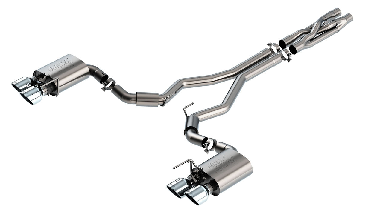 Borla Mustang Mach 1 / Shelby GT500 Cat-Back Exhaust - ATAK 2018-2023
