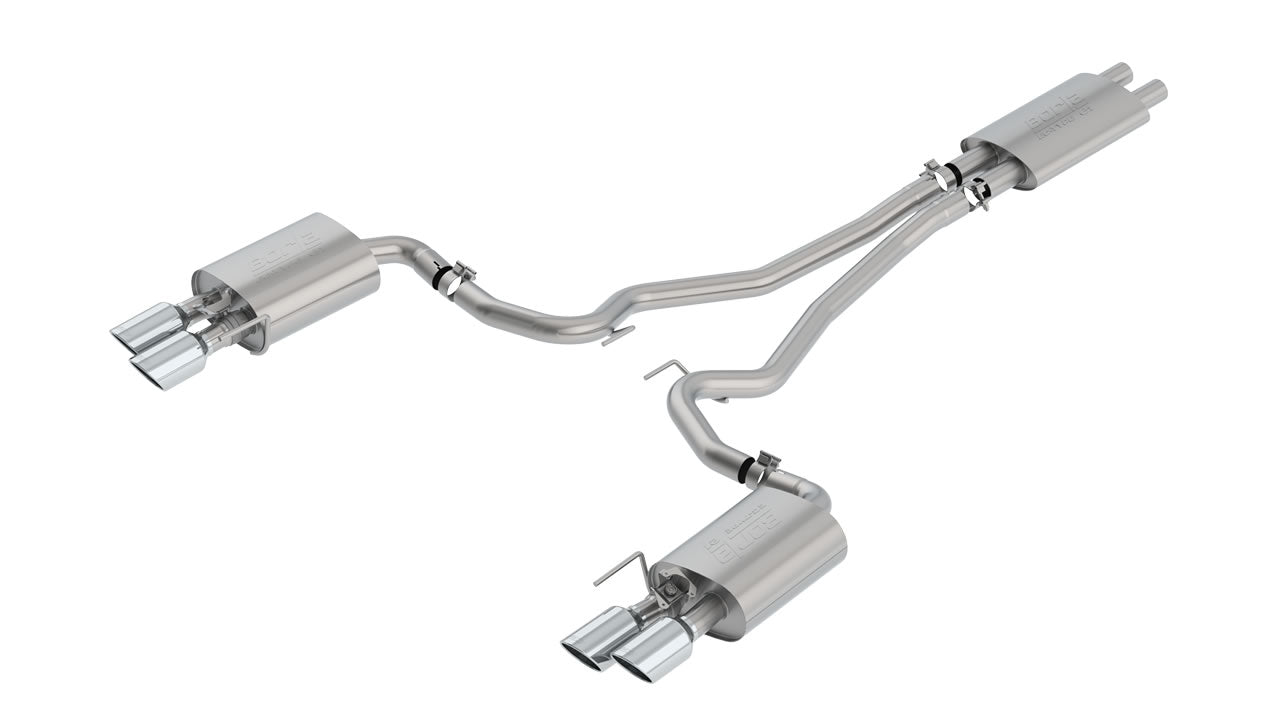 Borla Ford Mustang GT ECE-R59 Approved Cat-Back Exhaust System - Active Valve - 2018-2023