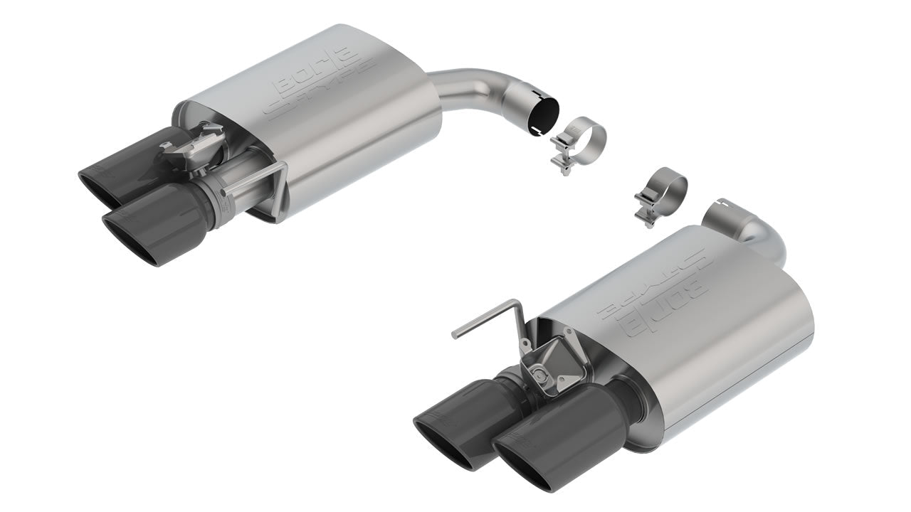 Borla Ford Mustang GT Axle-Back Exhaust "S-Type" - Active Valve - 2018-2023