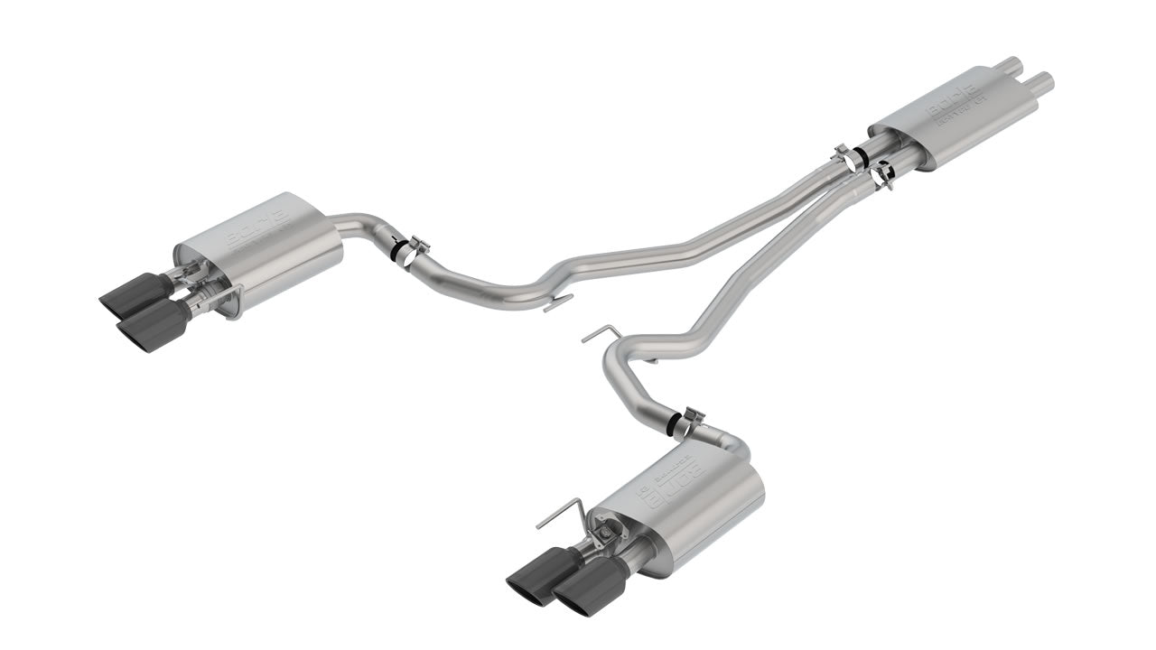Borla Ford Mustang GT ECE-R59 Approved Cat-Back Exhaust System - Active Valve - 2018-2023