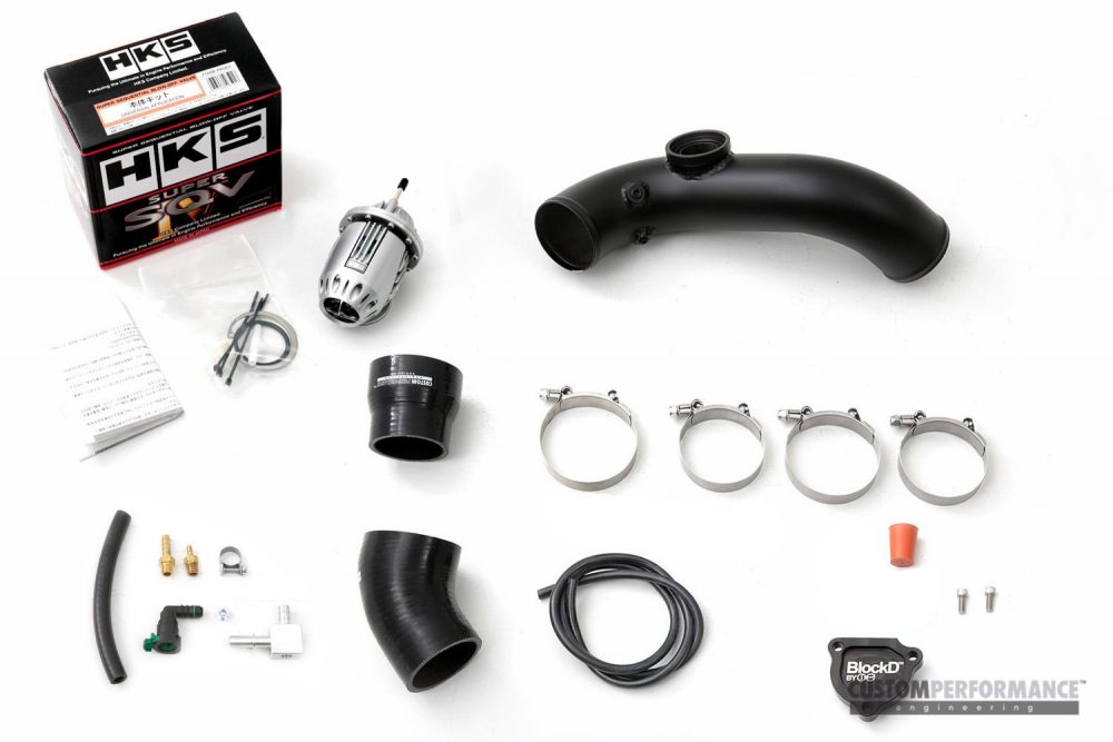 CP-E Mustang Ecoboost "Exhale" Cold-Side Intercooler Hard-Pipe with HKS BOV Kit