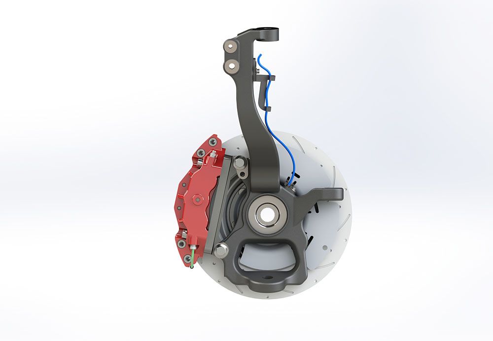 Pedders eXtreme Front Big Brake Kit Ranger 2011-2022