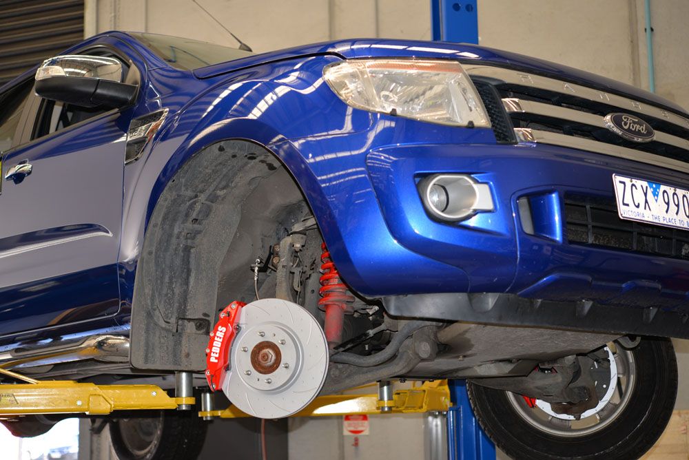 Pedders eXtreme Front Big Brake Kit Ranger 2011-2022