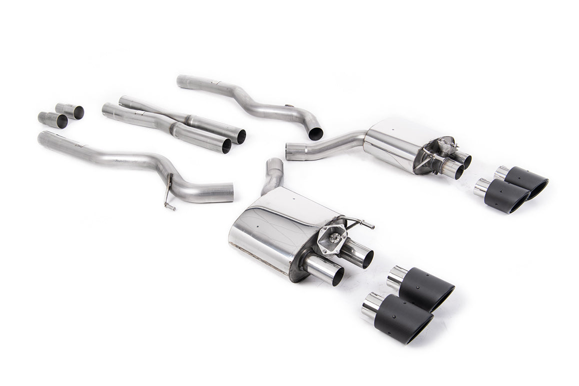 Milltek S550 GT Catback - Quad Tips - 2018+ Facelift