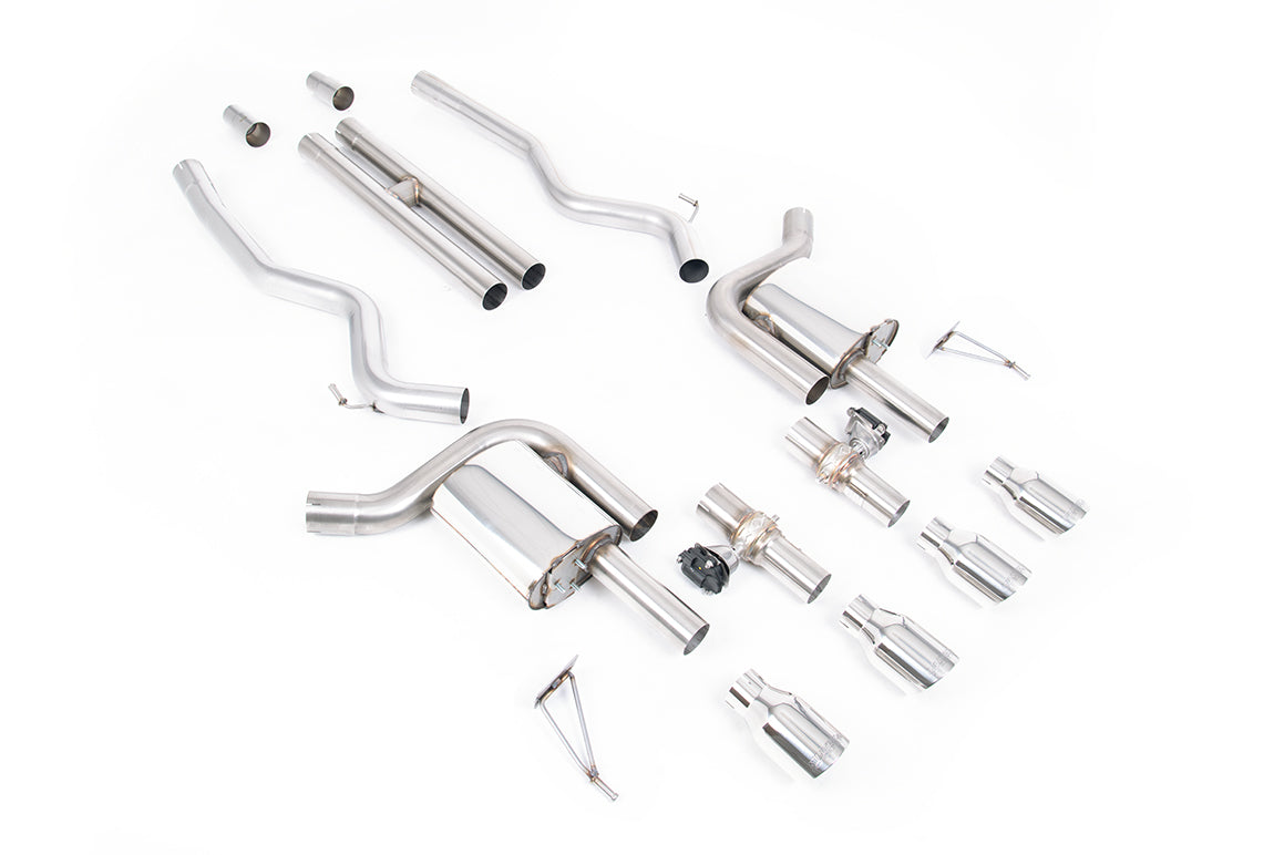 Milltek Mustang Catback - Quad Tips - 2024+ GT
