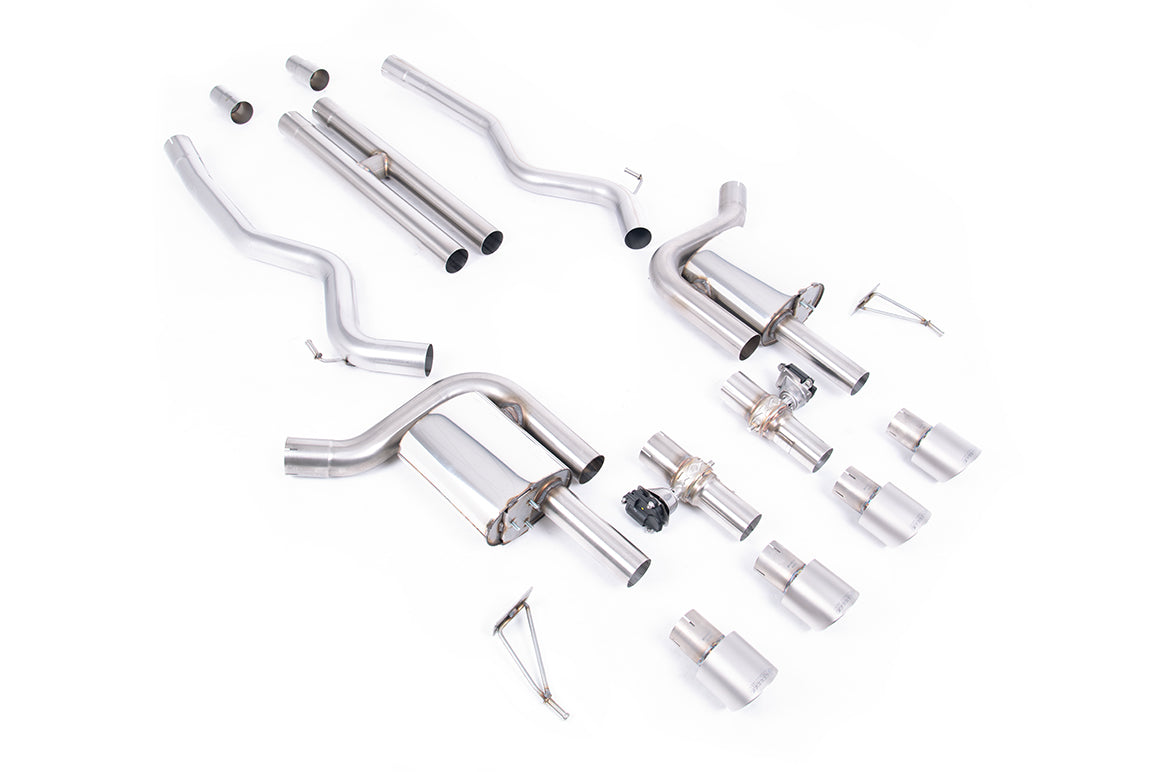 Milltek Mustang Catback - Quad Tips - 2024+ GT