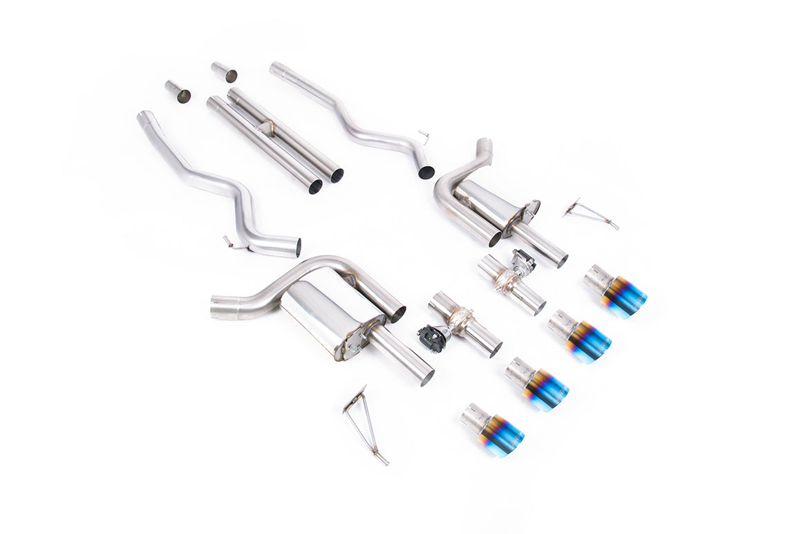 Milltek Mustang Catback - Quad Tips - 2024+ GT