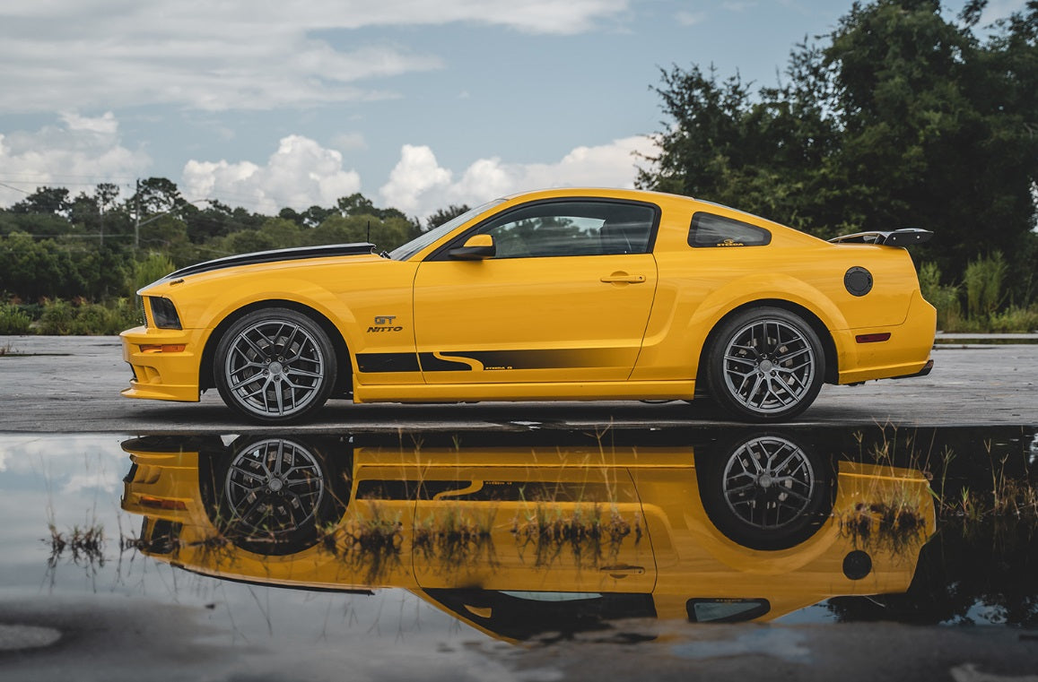 Steeda 19" Trident Wheels Gloss Titanium