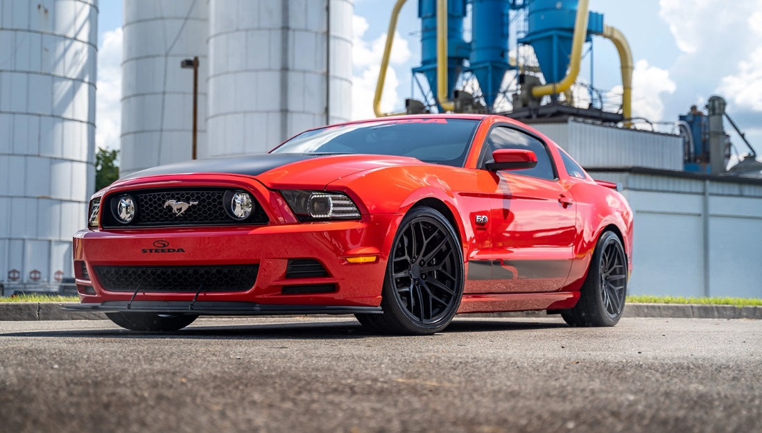 Steeda 19" Trident Wheels Satin Black