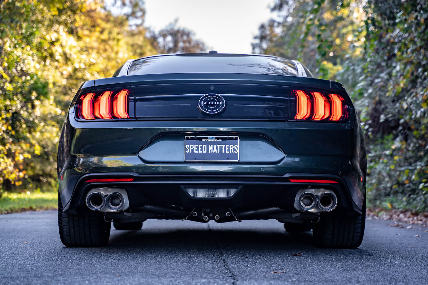 Steeda Mustang GT V8 3" Quad Tip Passive Catback System (2018-2023)