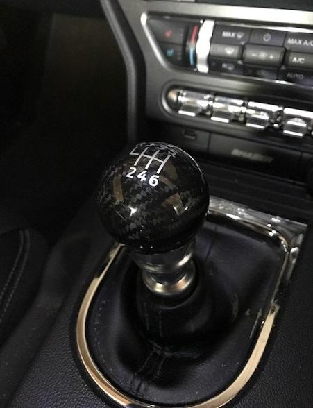 Ford S550 Mustang Carbon 6 Speed Shift Knob