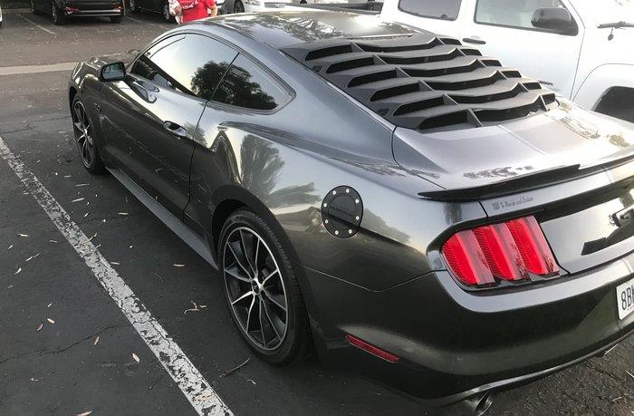 MP Concepts Mustang S550 Rear Window Louvers 2015+