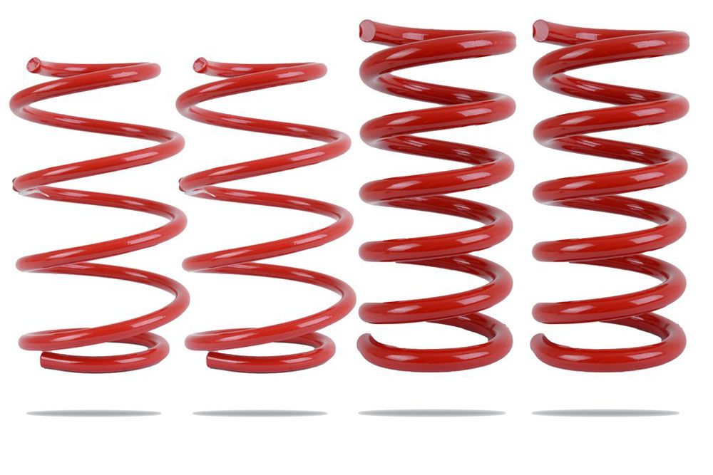 Shop for Pedders lowering springs for UK Mustangs 2015, 2016, 2017, 2018, 2019, 2020, 2021, 2022