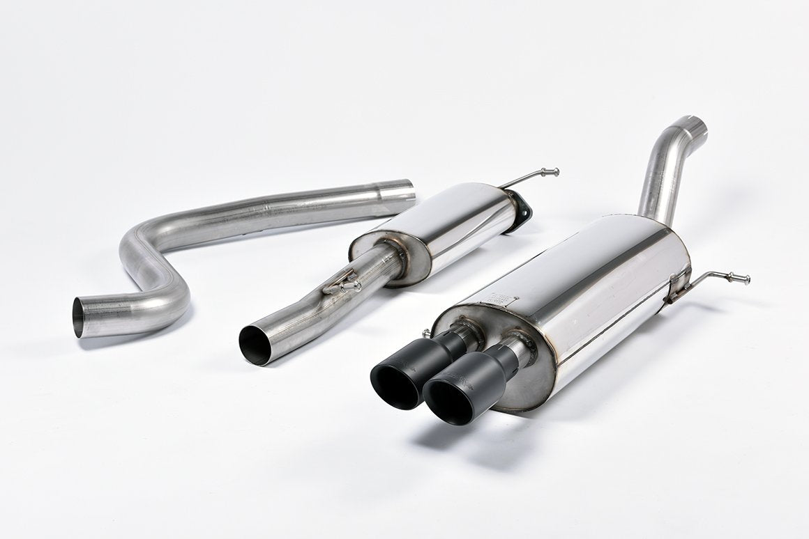 Milltek Resonated Catback Exhaust for MK7 Fiesta ST with Black Tips