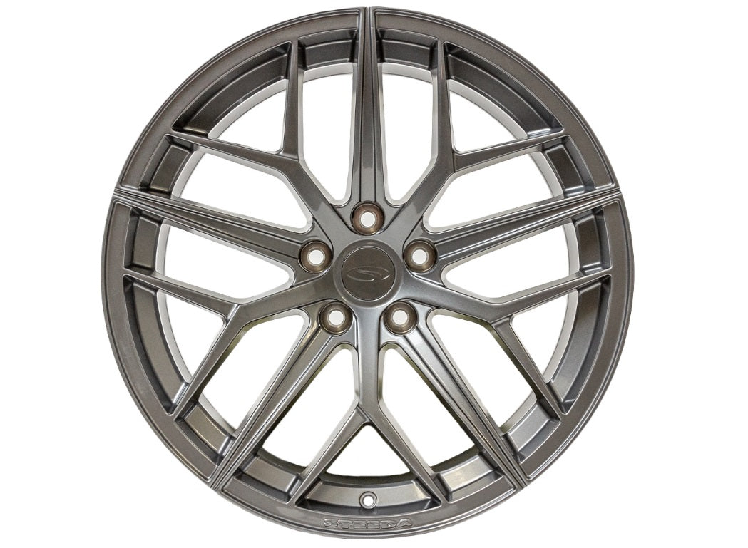 Steeda 19" Trident Wheels Gloss Titanium