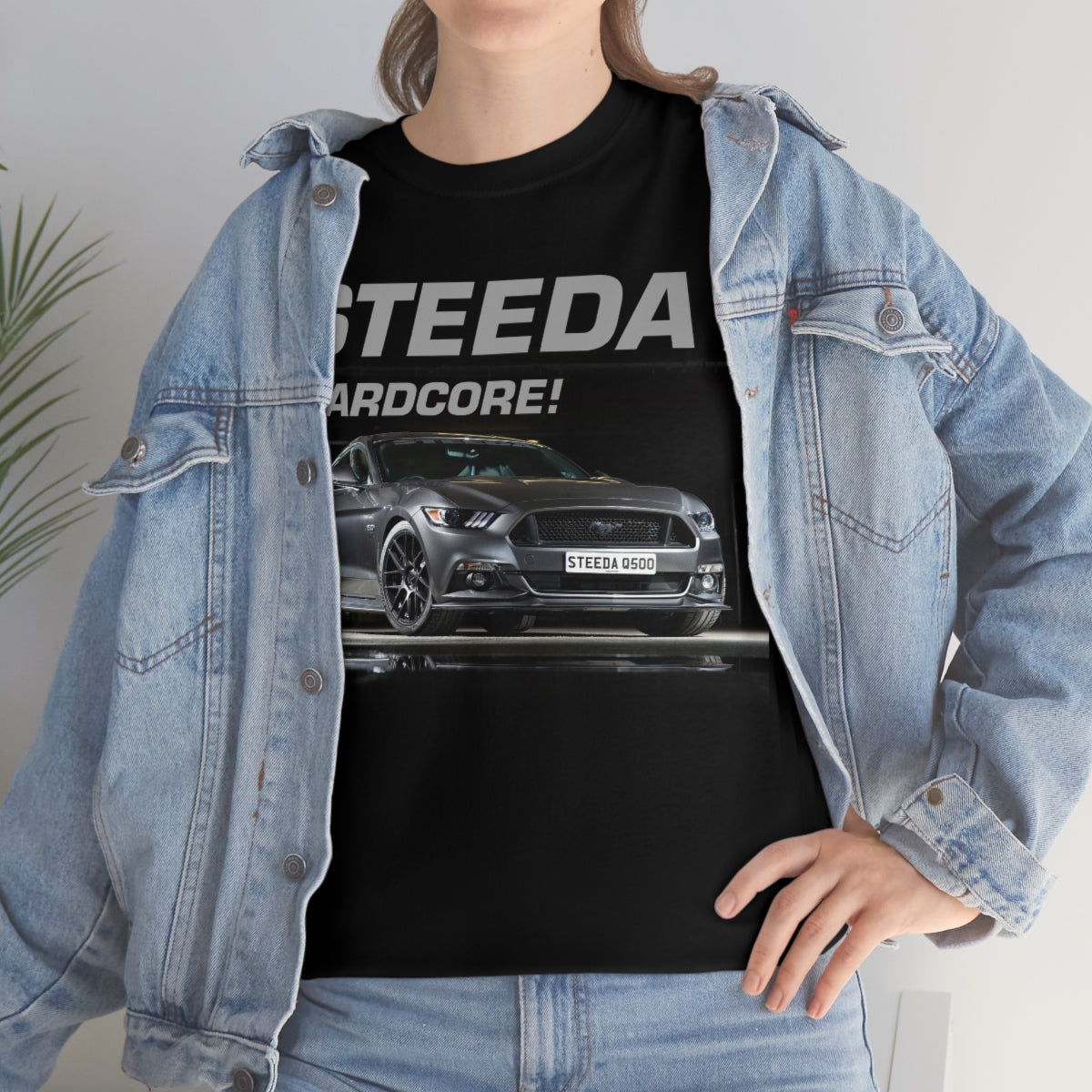 Steeda "Q500 Enforcer" Mustang Unisex Heavy Cotton T Shirt