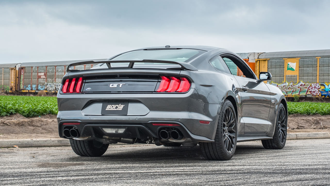 Borla Ford Mustang GT Axle-Back Exhaust "S-Type" - Active Valve - 2018-2023