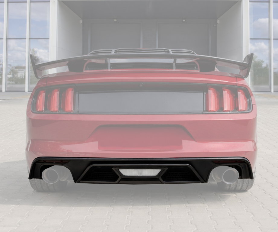 EDA S550 Mustang GT500 Style Rear Valance - 2015-2017