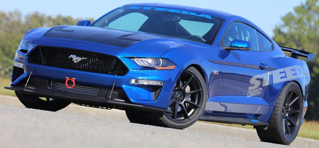 Steeda offer everything in our UK warehouse from tiny clutch springs all the way to superchargers and full vehicle builds. We offer our warrantied Q Series Mustangs, the Q500 Enforcer GT, Q800 Streetfighter and the Q767 Mach One. Mach E arriving soon!