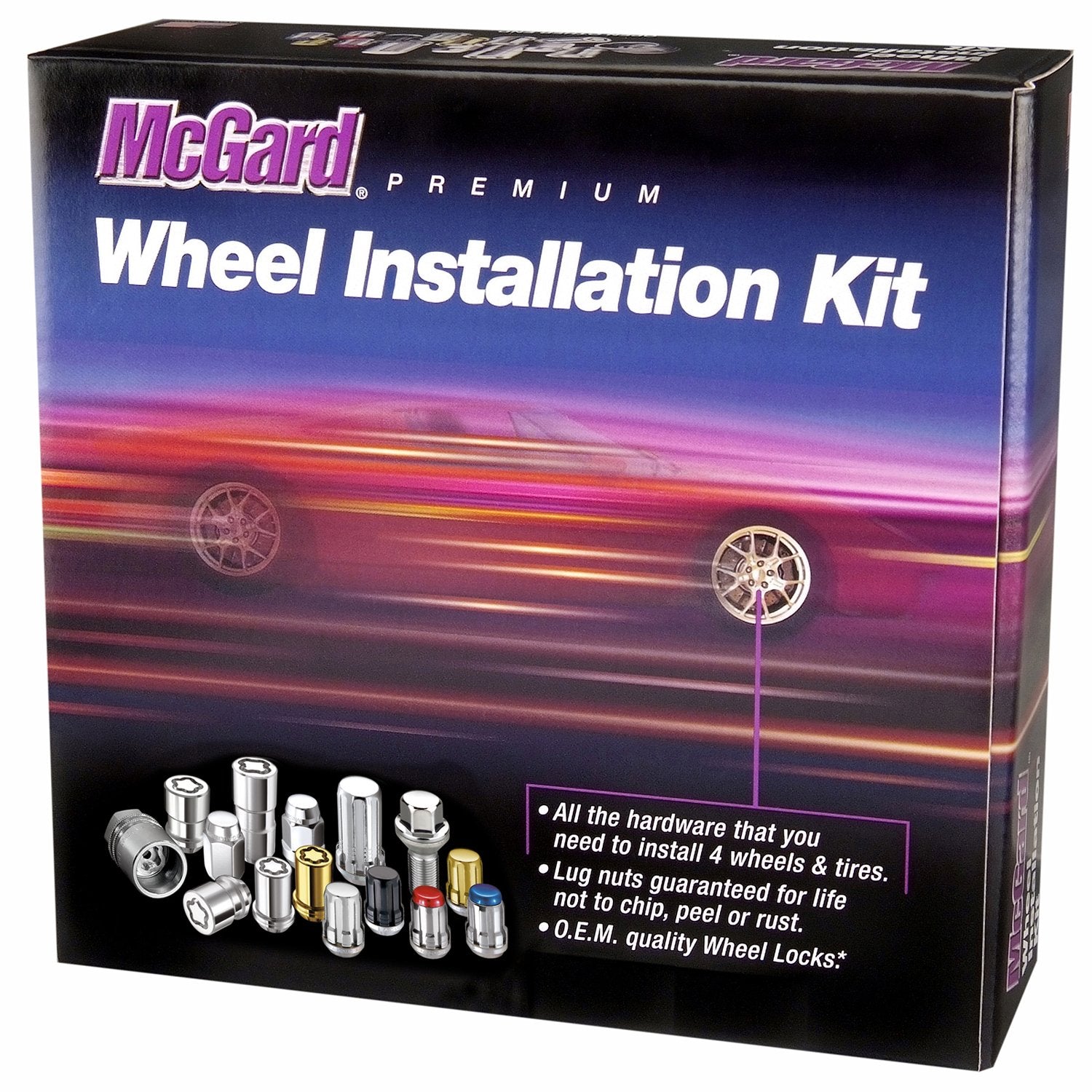 McGard S550 Mustang Spline Drive Wheel Nuts Install Kit - Inc Lock Nuts