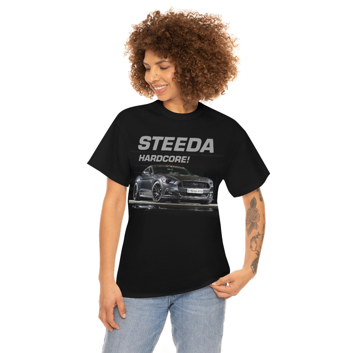 Steeda "Q500 Enforcer" Mustang Unisex Heavy Cotton T Shirt