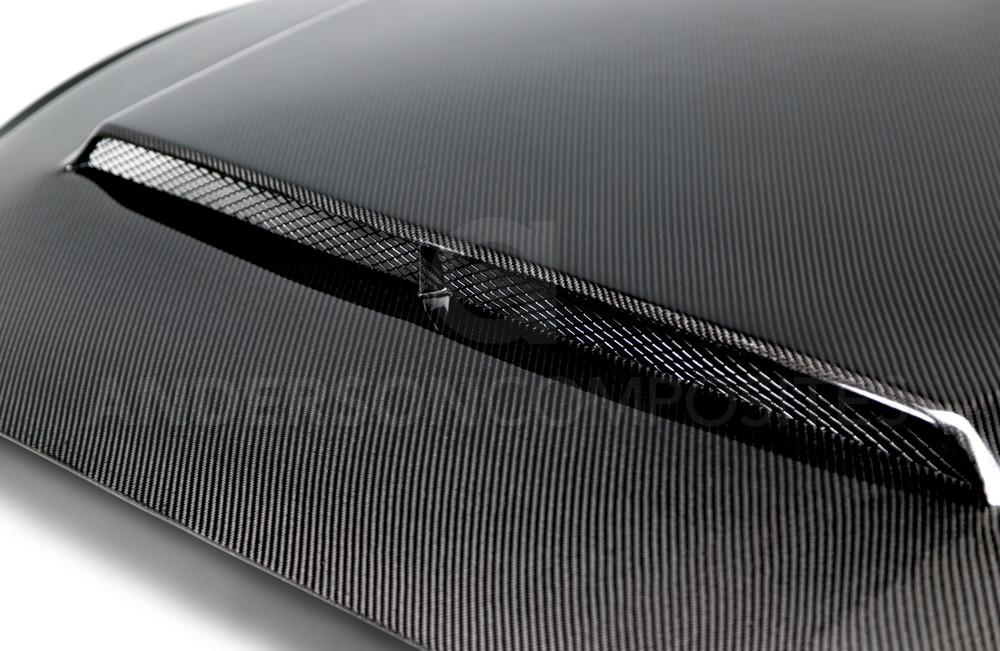 Anderson Composites - Carbon "Super Snake" Style Hood