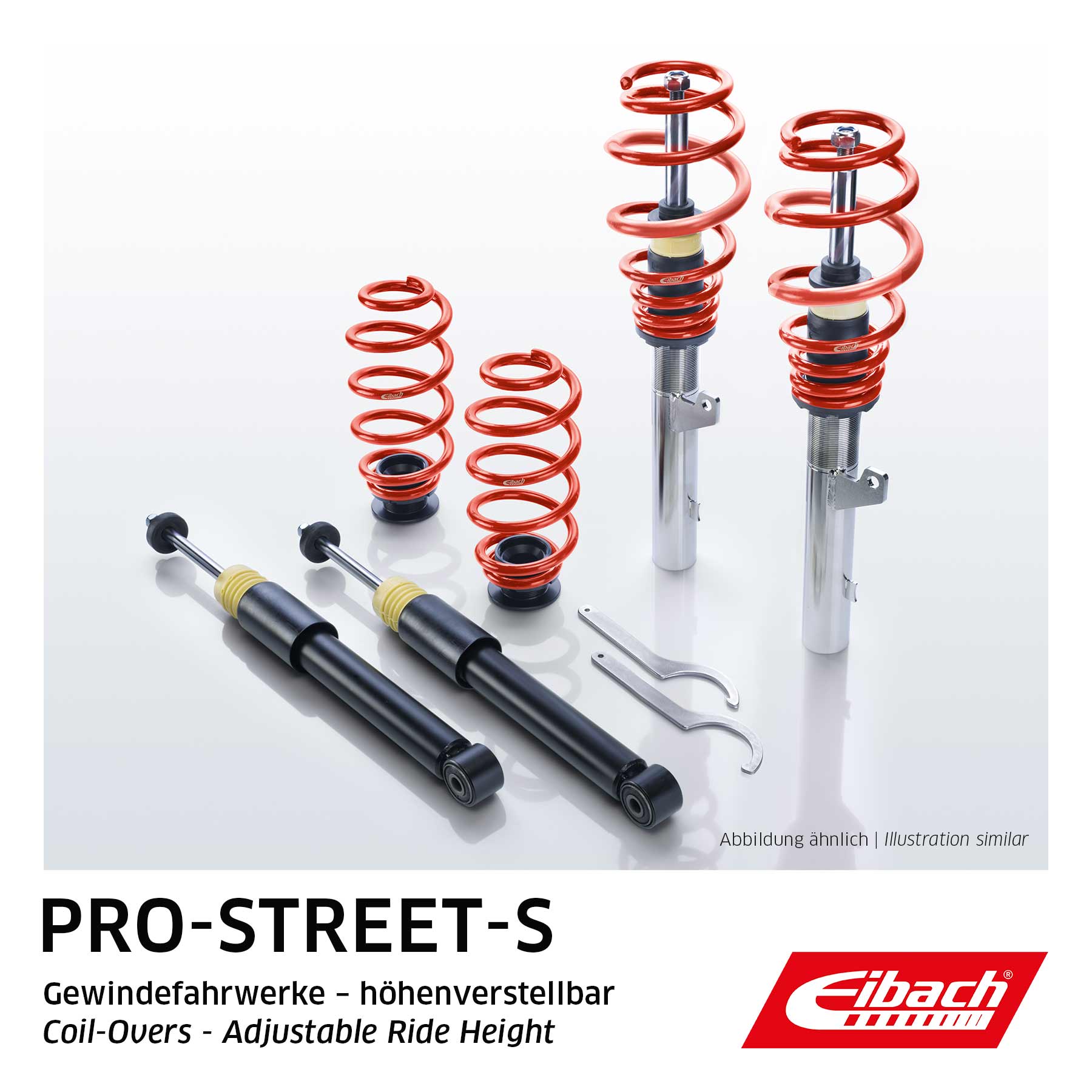 Eibach S550 Mustang GT & Ecoboost Pro-Street S Coilover Kit - Non Magneride