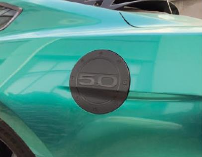 Mustang S550 Fuel Tank Covers - Carbon Style