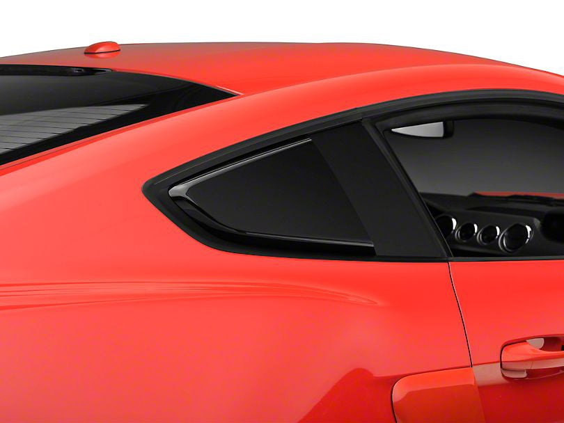 MP Concepts Large Scoop style rear quarter window scoops for S550 2015+ Mustang