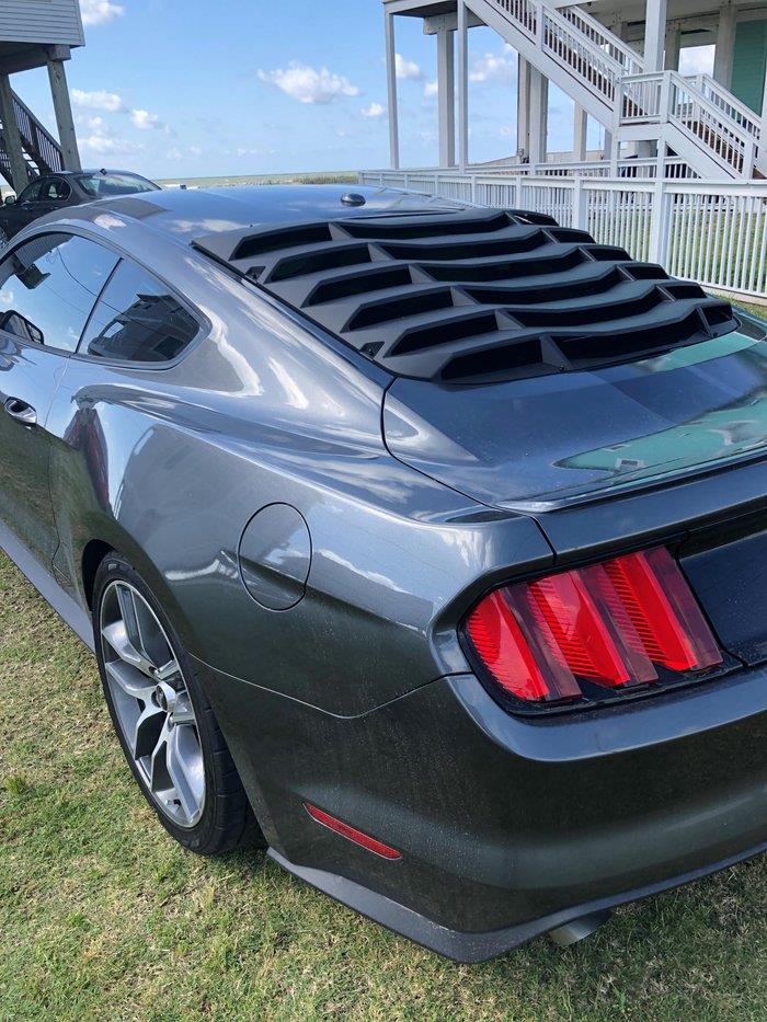 MP Concepts Mustang S550 Rear Window Louvers 2015+