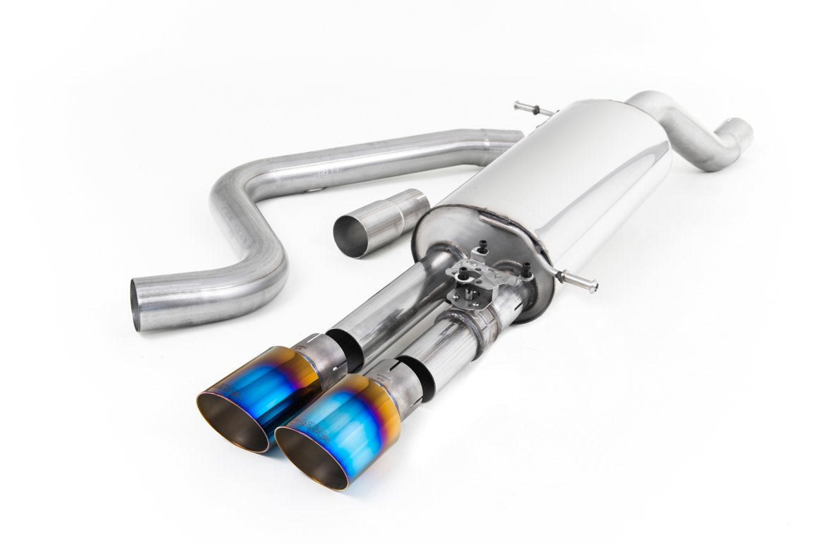 Milltek Catback Exhaust with Burnt Titanium tips For MK8 Fiesta ST 1.5