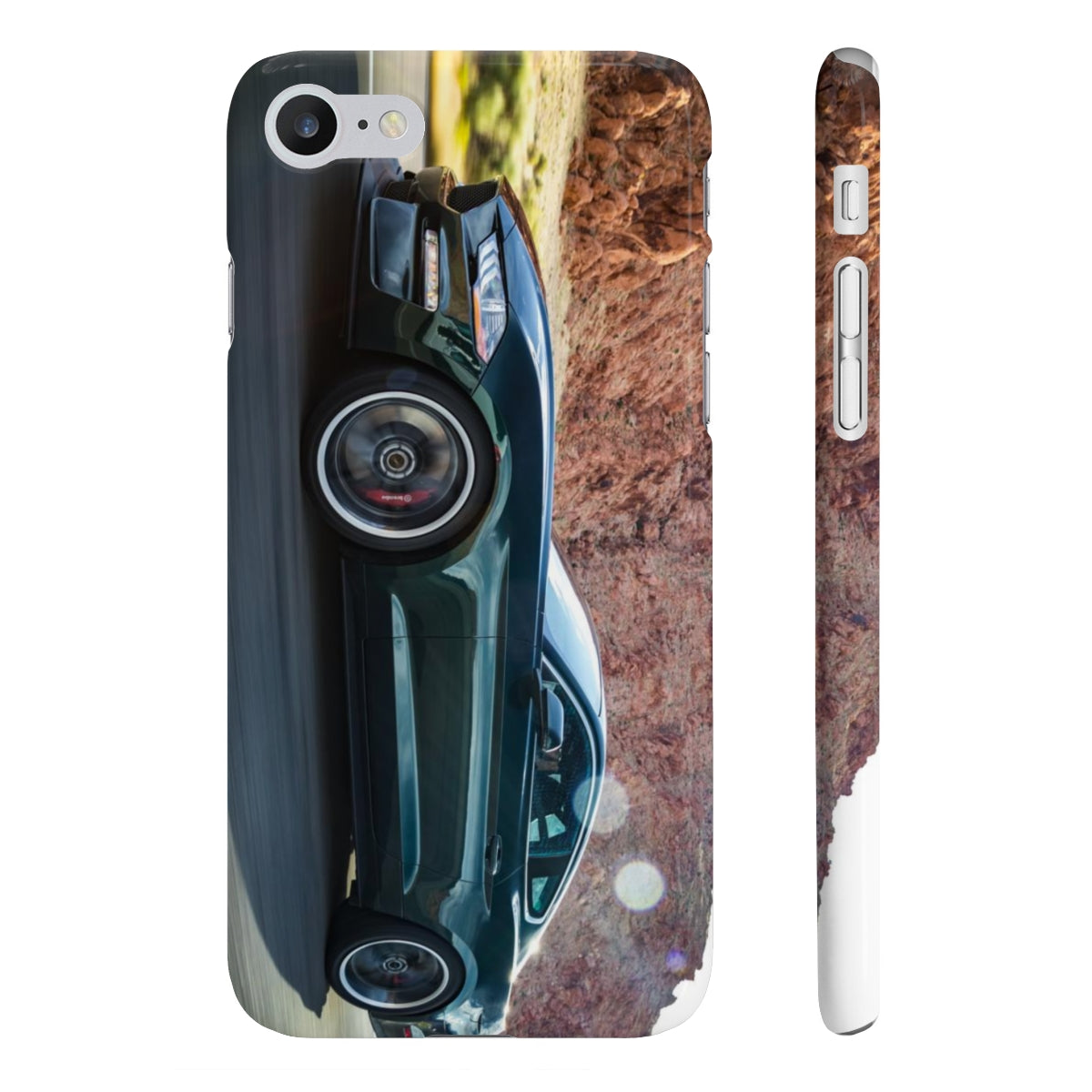 Steeda Steve McQueen Limited Edition Bullitt Mustang Image Slim Phone Cases for iPhone 6, 7 & 8