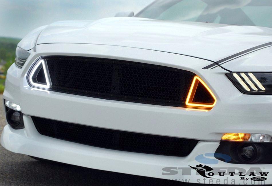 CDC S550 Mustang Outlaw LED Switchback Upper Grille