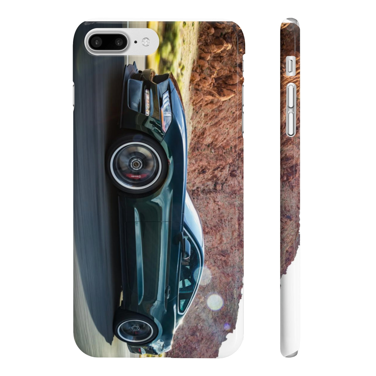 Steeda Steve McQueen Limited Edition Bullitt Mustang Image Slim Phone Cases for iPhone 6, 7 & 8