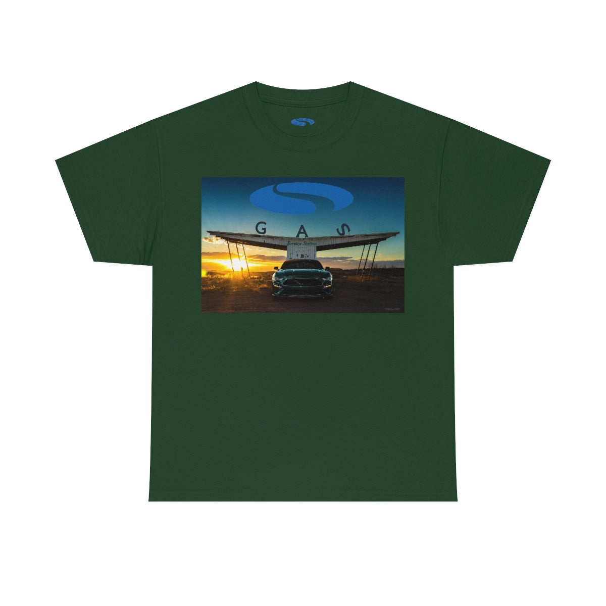 Steeda Steve McQueen Bullitt Green Cotton T Shirt