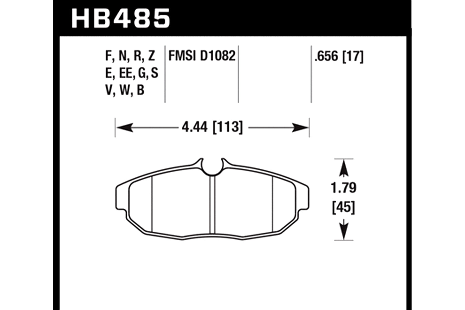 Hawk S197 Mustang V6/GT/BOSS 302/GT500 DTC-60 Rear Brake Pads (2005-2014)