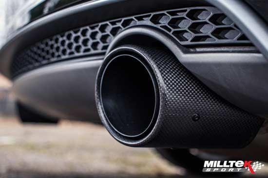 Milltek Catback Exhaust Carbon Tips for MK3 Focus RS